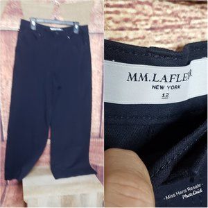 BFS⚫️ EUC MM LAFLEUR NY NAVY STRETCHY WIDE LEG PANTS